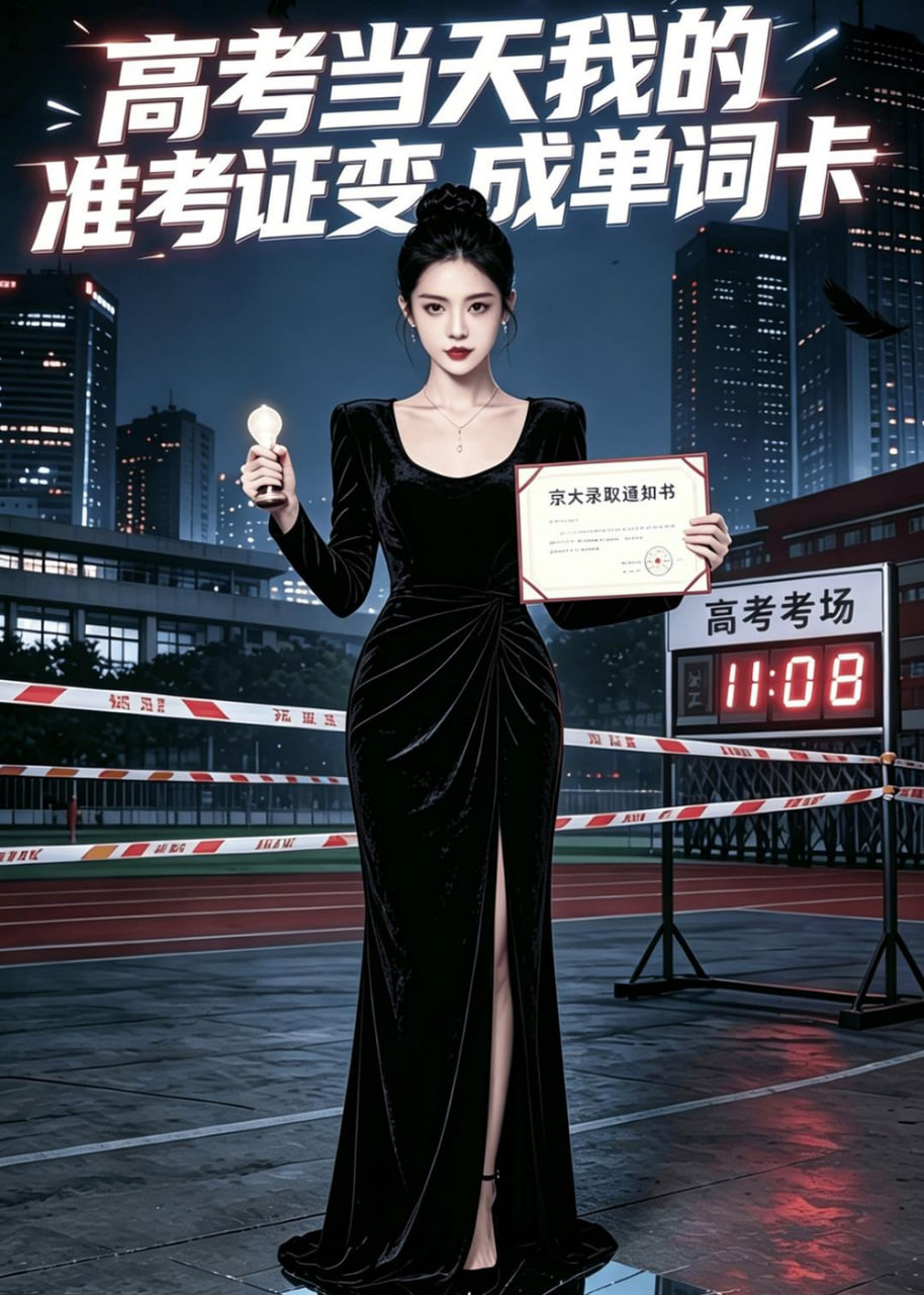 高考当天我的准考证变成单词卡(全集)